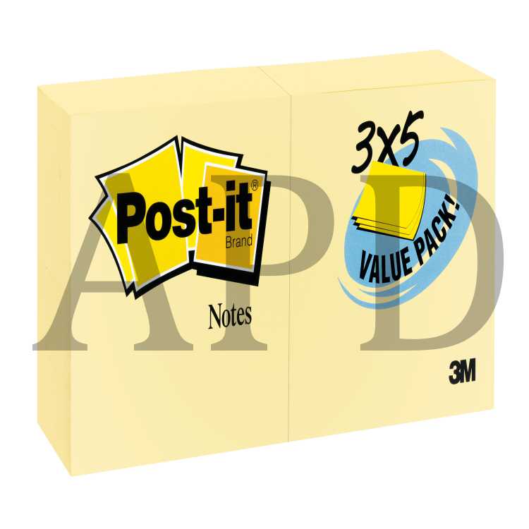 3x5 post it notes
