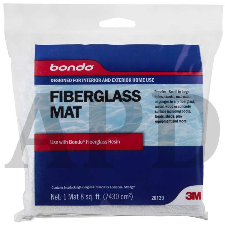 Bondo Fiberglass Mat 20129 8 Sq Ft 6 Per Case