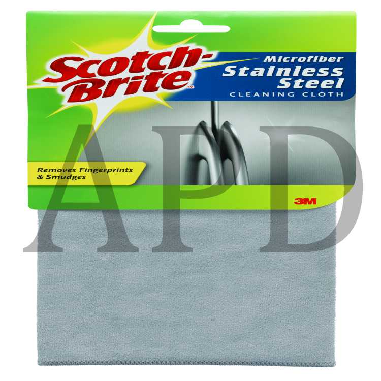 Scotch Brite Stainless Steel Cleaning Cloth 9064 1 12 Cs